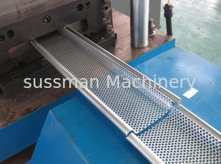 0.6mm - 1.5mm Galvanized Steel Rolling Shutter Door Roll Forming Machine Hydraulic Pre-punching