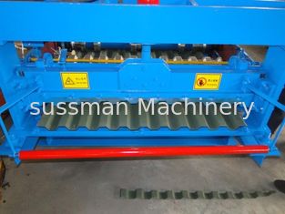 Durable Long life-span Color coated Steel  Roofing Sheet Roll Forming Machine 7.5Kw motor power  18 stations Forming