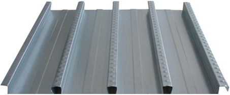 PLC Panasonic Steel Atap Lantai Deck Roll Forming Machine Disesuaikan
