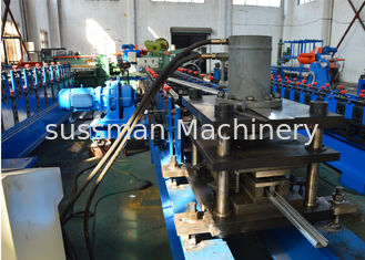 1,5-2,5 mm Galvanized Steel Strut Channel Roll Forming Machine Dengan 16 Stasiun Rol