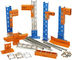 Galvanis Steel Box Beam Rack Mesin Roll Forming 8-10m / Min Dengan 15 Stasiun