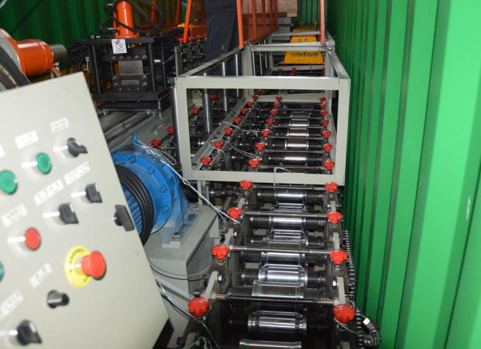 12 Roller Station Logam Shutter Door Roll Forming Machine Ketebalan 0.7mm-1.2mm