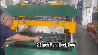 Mesin Roll Forming Lantai Dek Logam 2,5 Inci