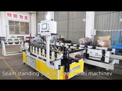 Portable Seam Standing atap panel roll membentuk mesin
