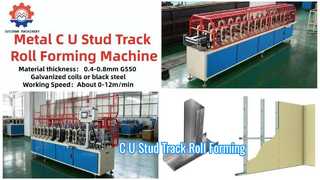 Mesin Roll Forming Track Stud CU