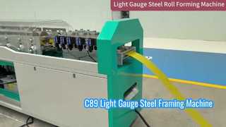 c89 mesin rangka baja gauge ringan