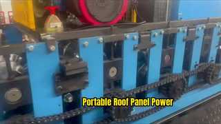Mesin roll forming panel atap Standing Seam Bensin Portabel SSR-Pluss