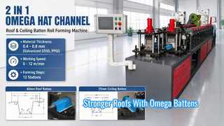 Reng Plafon Atap Topi Omega 2 in 1