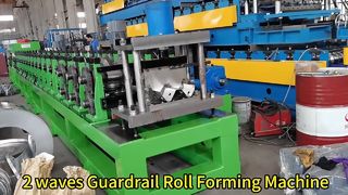 Mesin Roll Forming Rel Penjaga Jalan Raya Dua Gelombang
